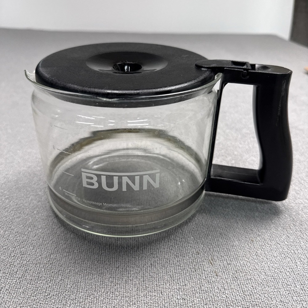 Bunn Coffee Maker 10 Cup Black Carafe Replacement Decanter Pot Glass and Lid